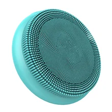 Силиконовая электрическая чистящая щетка для мытья лица с питанием от устройств для очищения лица, для индивидуального ухода, многоскоростная регулируемая