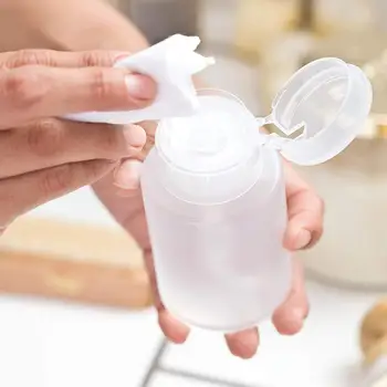 

60ml Pump Nail Polish Remover Dispenser Cleaner Empty Bottle Manicure Tool