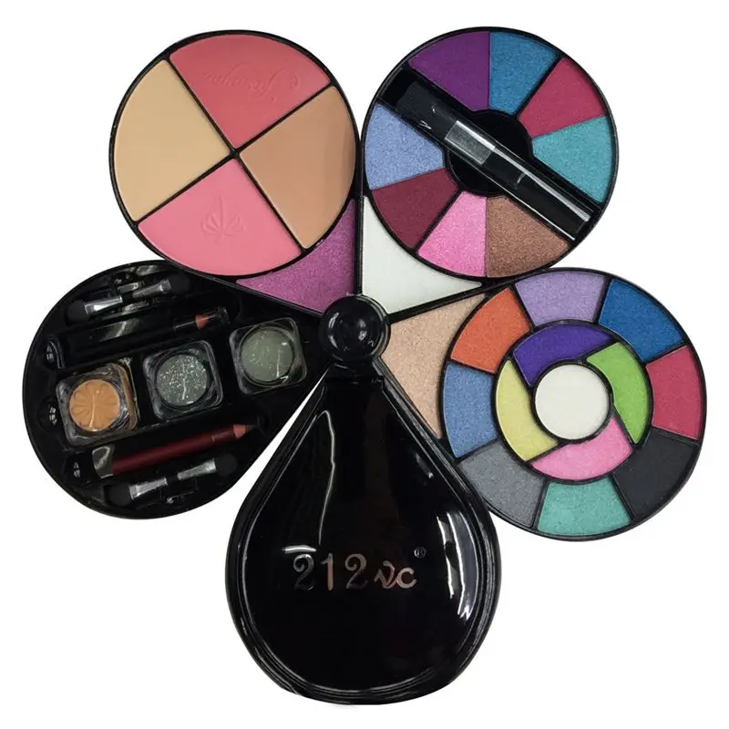 

Rotary Cosmetic Case Make Up Set Vanity Palette Beauty Cosmetic Eye shadow Blusher Lipstick Case Gift