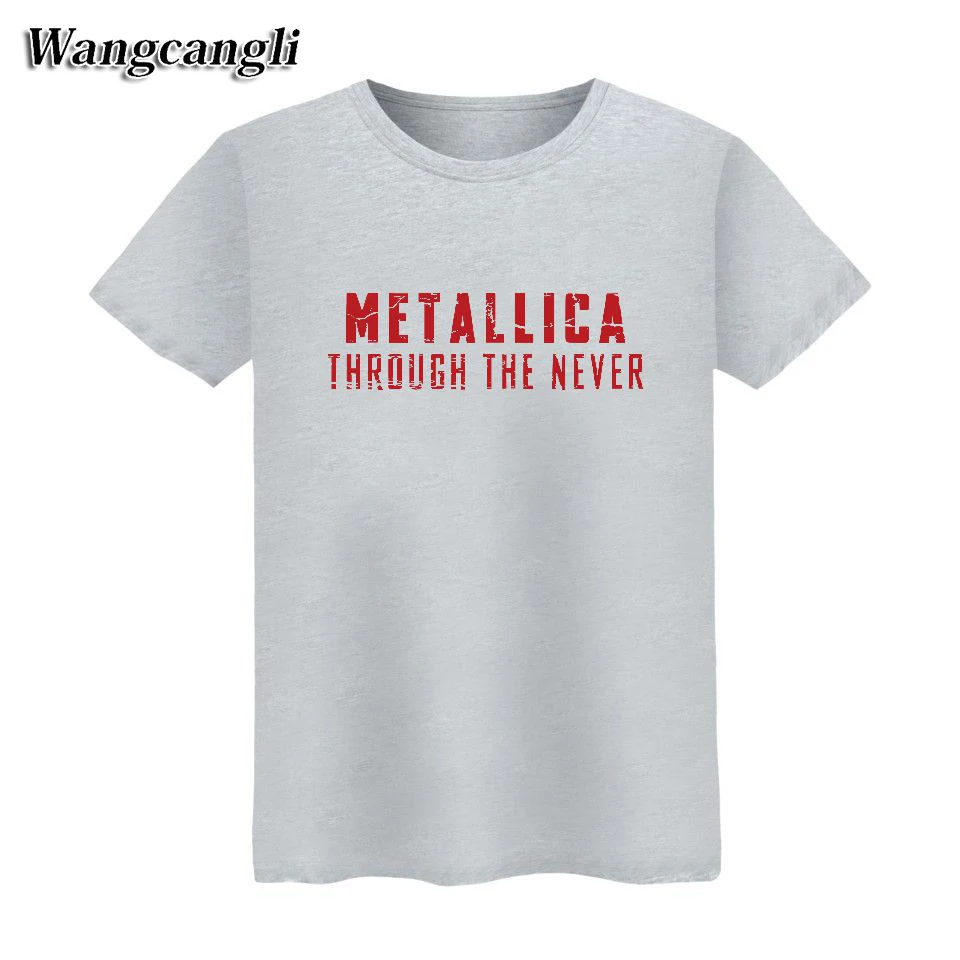wangcangli Metallica heavy metal mens t font b shirts b font fashion 2017 t font b