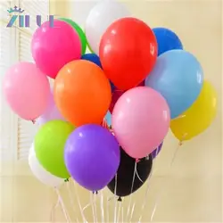 Zilue 100 шт. утолщение празднование гелий цвет шар День рождения Свадьба круговой декоративный шар 1,8 г латексные шары