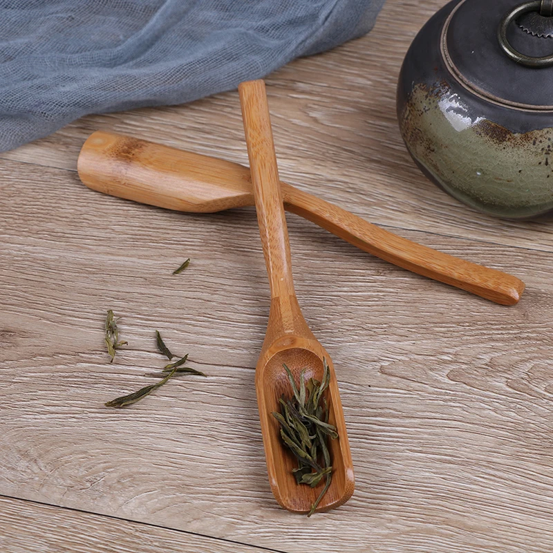 

Bamboo Tea Scoop Tea Coffee Honey Sauce Spoon Shovel Matcha Powder Teaspoon Scoop Chinese Kung Fu Tool Tea Leaves Chooser Holder
