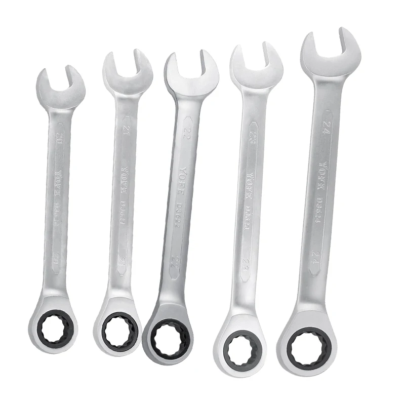 

20-24mm Combination Ratcheting Wrench Set Spanners Auto Repair Tools Wrenches Hand Tools A Set Of Keys ratchet skate tool D36