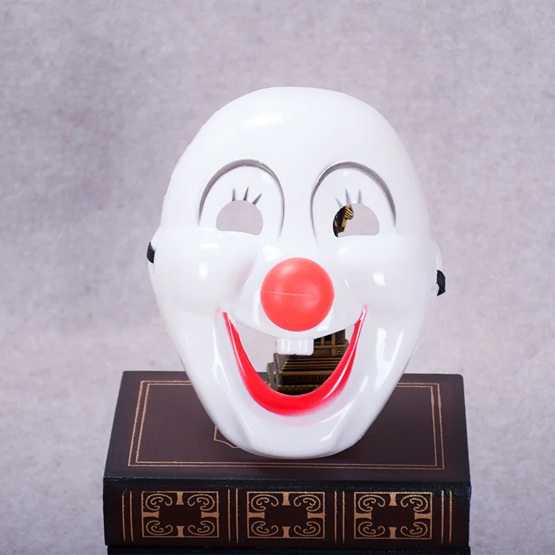 

1 Piece Clown Mask Halloween Day Funny Performance Props Festival Party Masquerade Plastic Masks