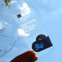 Корейская мода необычный, прозрачный ПВХ Закладка ясно книга маркер подарок 5*11 см