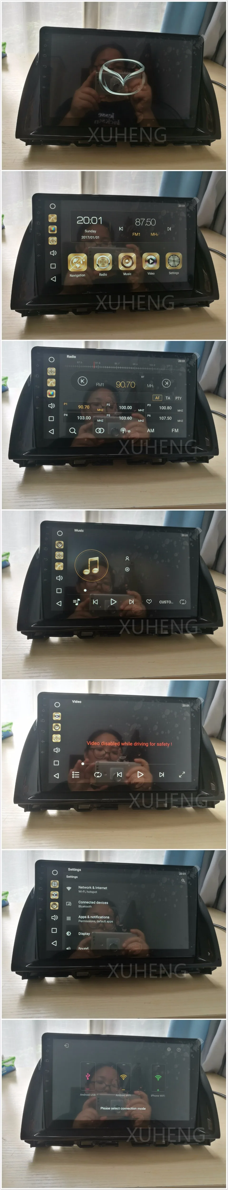 Best IPS 32g 4GRam 10.2" Android 9.01 Car Audio for Mazda Cx-5  CX5 Headunit Stereo Video GPS Navi Multimedia Monitor Radio 2