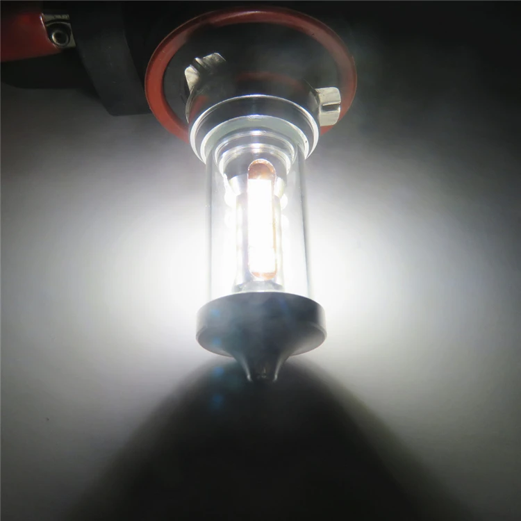 Lâmpada do Farol Lente de Pmma Wljh h9 H11 Motor Auto Car Light Farol Baixo Fog Condução Drl Levou 24 12 v 2x 1000lm Led h8 6 Motor Auto Car Light Farol Baixo Farol
