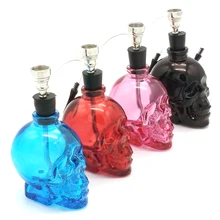 Маленький стеклянный кальян с черепом, табачная водопровод, кальян/Шиша/Чича/наргиле MG-092