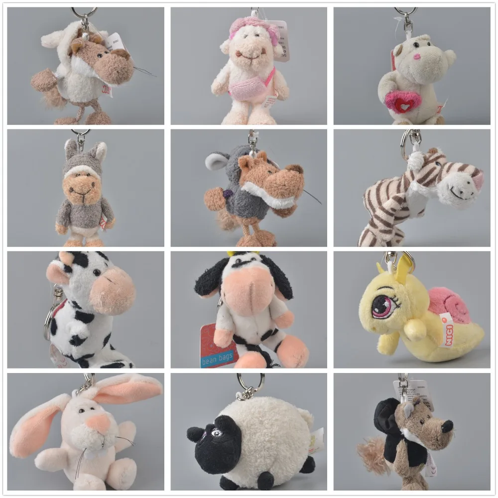 

20 Pcs At Random Shipping Cute Soft Animals Fridge Baby Kids Learning Keyring Toys Party Gift magnets home decor decorative