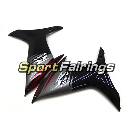 Инжекторный для Suzuki GSXR600 GSXR750 K11, 11, 12, 13, 14, 2011- ABS Пластик мотоцикл полный обтекатель с комплектом кузова черный