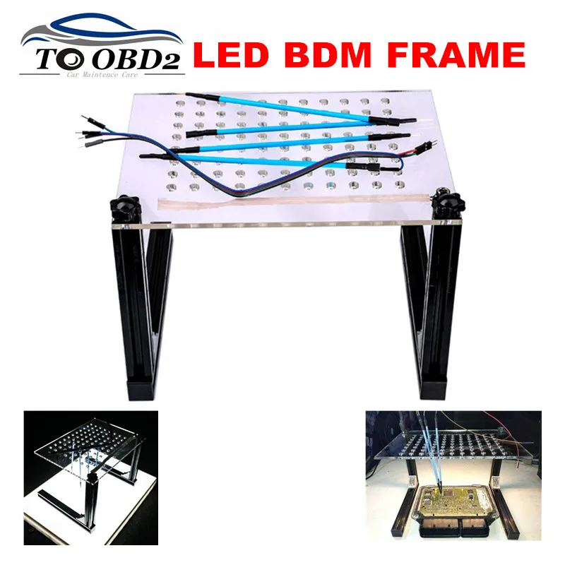 

Perfectly ECU Programming Adapter Tool Best DIMSPORT KTAG KESS ECU Modified NEWEST LED Light BDM FRAME 4pcs Probe Pen