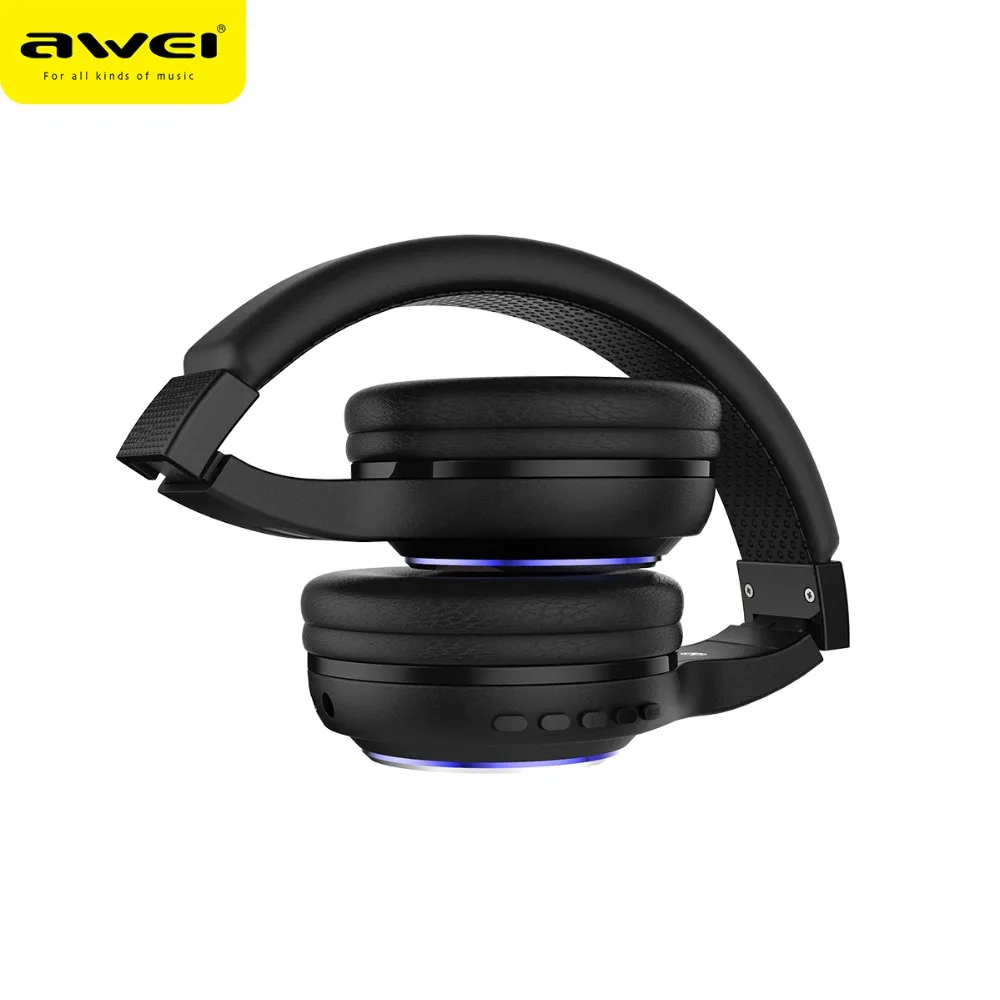 AWEI A600BL foldalehi Fi стереонаушники Bluetooth беспроводные наушники Спортивная гарнитура с