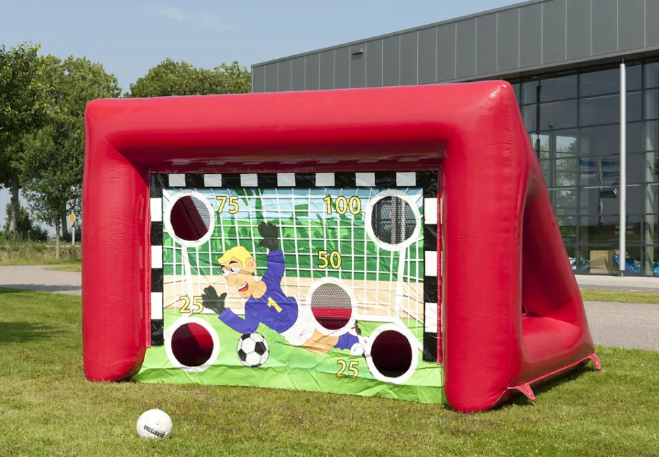Горячие спортивные игры футбол цель для продажи надувной футбольный мяч стойки ворот надувные регби стойки ворот
