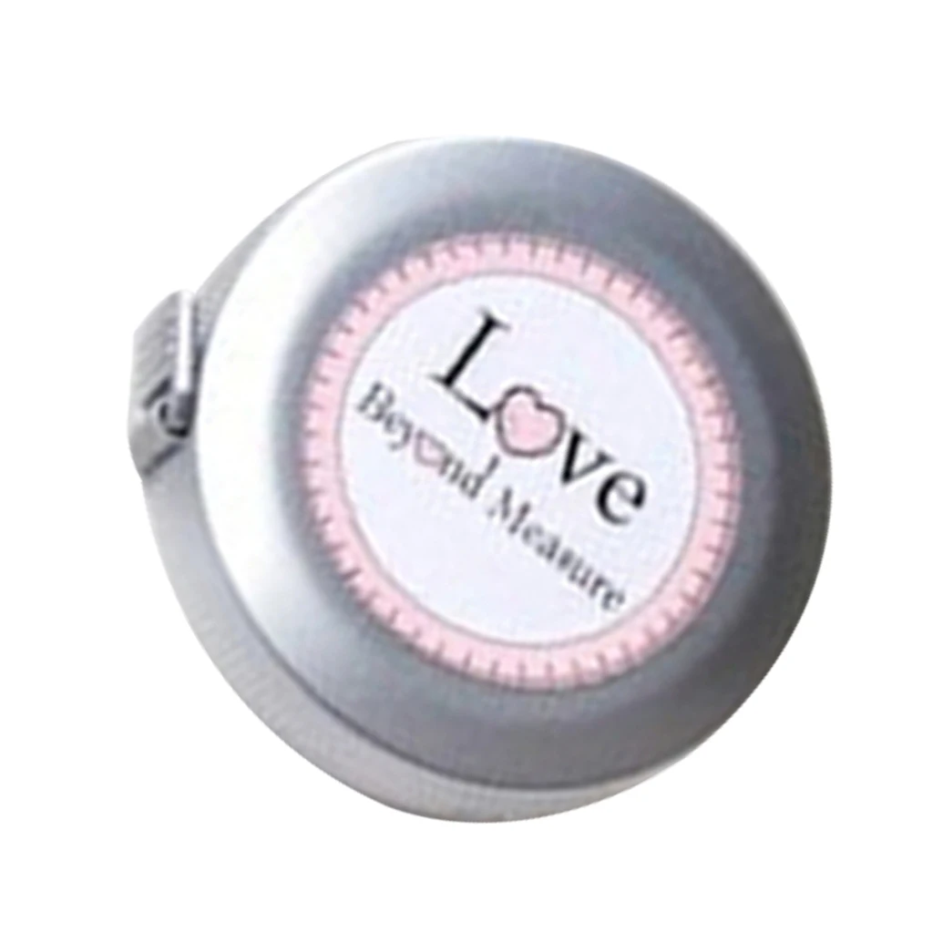 Retractable Round Tape Measure Keychain for Baby Height Wedding Baby Shower Favors 5ft / 1.5m  