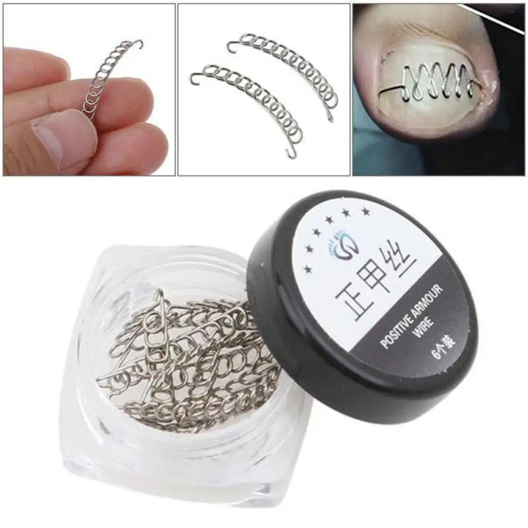 

New 12pcs/box Fashion Toe Nail Correction Wire Fixer Pedicure Paronychia Recover Toenails Corrector Foot Care Pedicure Tools