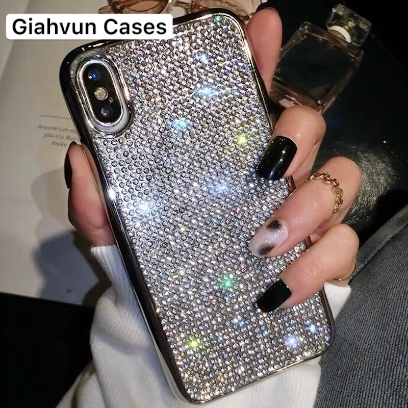 Luxury Bling Glitter Soft Tpu silver Back cover case For HUAWEI P10 P10plus P20 P20Pro phone Cases |