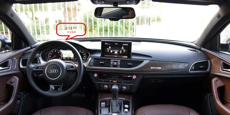 HUD Дисплей для Audi A6 S6 RS6 C6 C7-отражающее лобовое стекло Экран безопасного вождения Экран автомобиля проектор