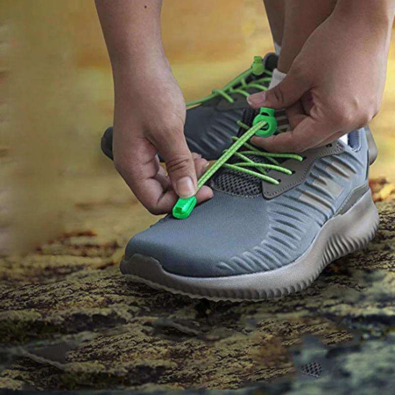2019 Hiking running lazy fast wear shoes lock lace children, adult elastic lace fitness tie-free laces sneakers accessories