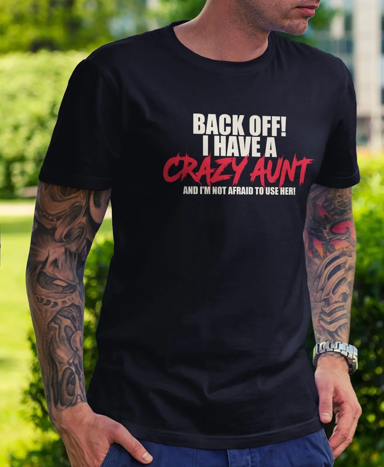 Мужская и детская футболка с надписью Crazy Aunt новинка забавная шутка подарок для