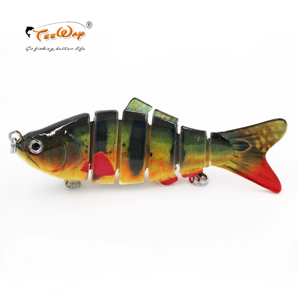 

New Product Fishing Lure 6 Segment Swimbait Crankbait Hard Bait Slow 17g 10cm Fishing hook Fishing Tackle FL6-S03