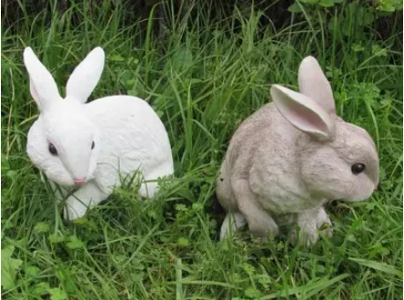 

Cartoon animal sculpture crafts garden home villas green garden ornaments ornaments ornaments simulation rabbit