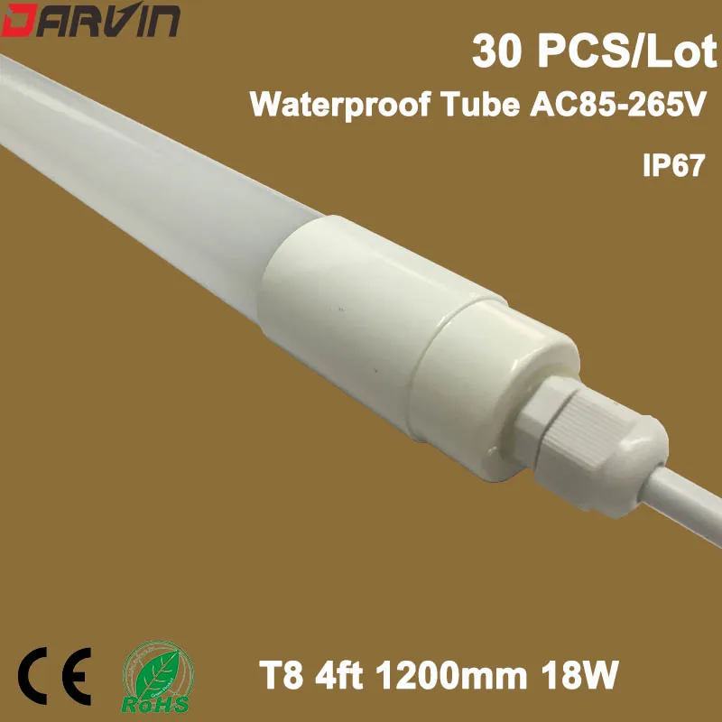 

Led Waterproof Tube t8 Led Tube 4 feet 1200mm 1.2M Led Light IP66 Waterpoof Grade, Manufacture Price, Free Shipping