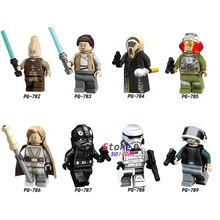 50 шт. Solo A Story войскам Rebel Tie A-Wing Pilot Ki-Adi-Mundi Rey Luke Skywalker строительный блок для детской игрушки