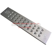 5,10-7,00 мм Размер отверстия карбид вольфрама нарисованные пластины Ювелирный инструмент 20 отверстий квадратной формы Drawplates