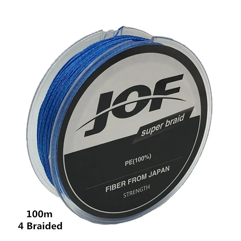 100M PE Available Braided Fishing Line 4 Stands 8LB 10LB 20LB 30LB 40LB 60LB 80LB 100LB Super Strong Braided Fishing Line #B0
