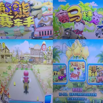 

31 in 1 Flame Speed Racing Car Run way TRAVELINSTYLE Children Arcade machine with steering wheel