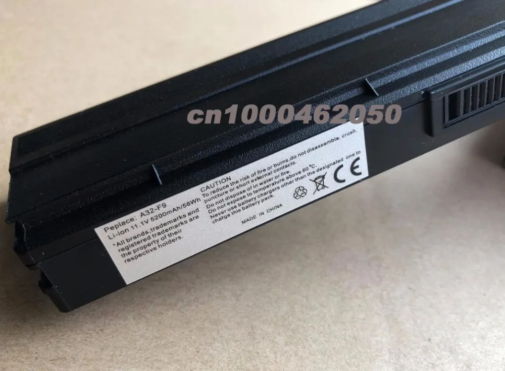 Аккумулятор для ноутбука ASUS F9Dc F9E F9F F9J F9S F9 90-NER1B1000Y 90-NER1B2000Y A31-F9 A32-F9 6 ячеек