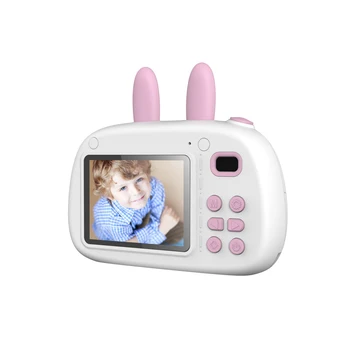 

A3 Children Camera 1080P HD SLR Dual Lens Mini Cartoon Camera with 2.4 Inches IPS Screen for Kids EM88