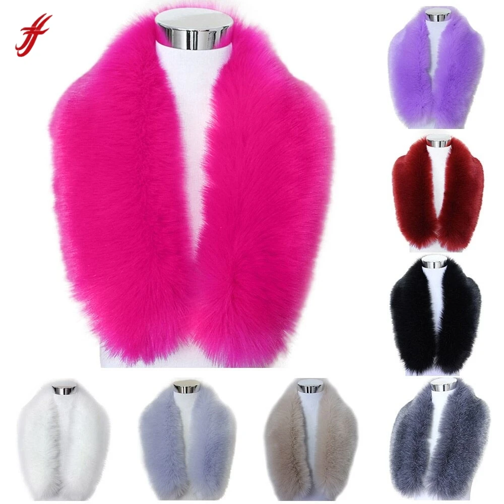 Faux Fur Collar Scarf Shawl Collar Women's Wrap Stole Scarvesin Women