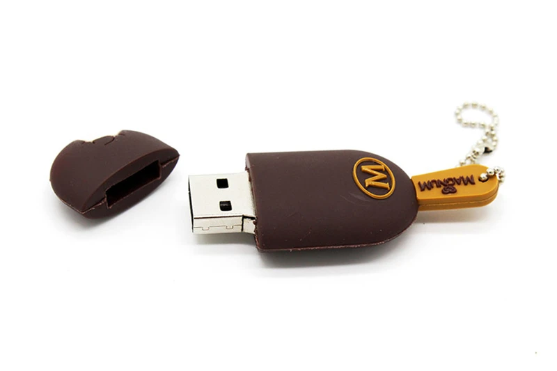 BiNFUL мультфильм USB в виде мороженого flash drive недорогой usb-накопитель 4 ГБ 8 16 USB Stick memory Stick 128 32 64 флешки U диск творческий