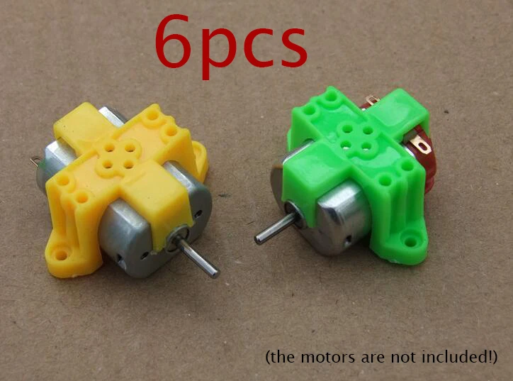 6 Pcs 130 Motor Mount Mini Motor Plastic Fastener For Diy Rc Mini Car
