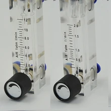 0,05-0,1 л/мин 0,2-1 л/мин-2 л/мин панель ПММА тип газовый Поплавковый расходомер воздушный ротаметр расходомер с регулирующим клапаном