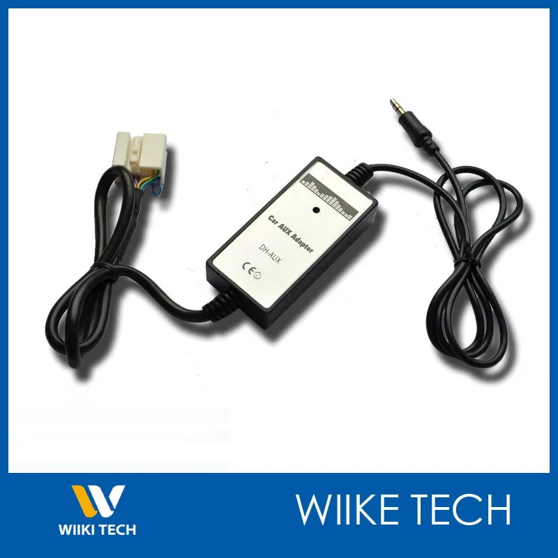 

APPS2Car Car Stereo 3.5mm Auxiliary Audio Input Adapter Integrated AUX Mp3 Interface 6+8pin Connector for Honda Accord 2003-2011