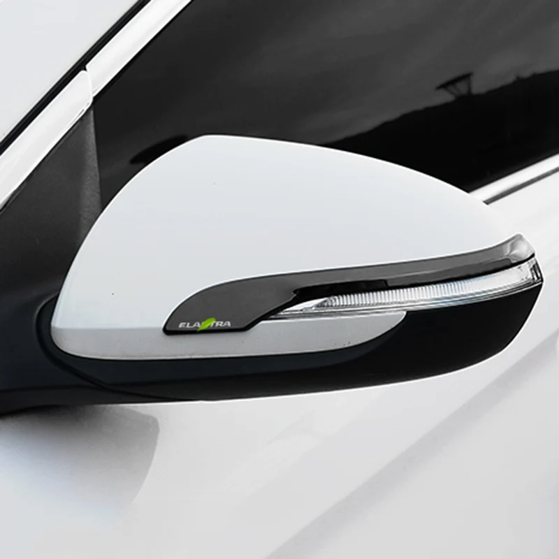 STAINLESS SIDE VIEW MIRROR WING MIRROR TRIM DECAL STICKERS FOR HYUNDAI