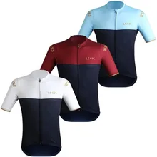 2019 summer men bike shirt le col short sleeve cycling jersey maillot ciclismo hombre comfortable quick drying sports tights bic