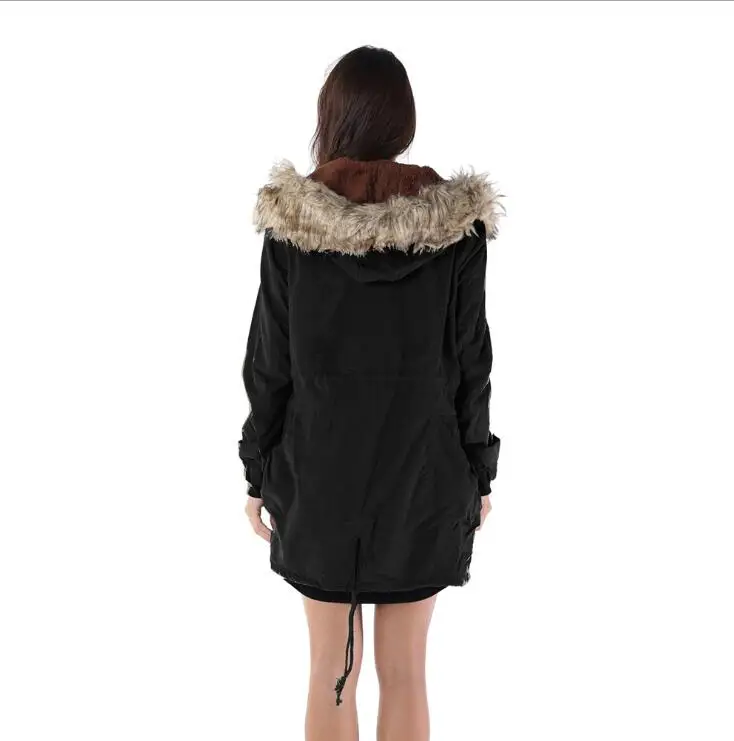 Manteau D'hiver À 2 Longues Des Longue Parkas Jaqueta 2018 De 3 Chaud 2019 Veste Base Dames Manches 1 Feminina Casual Femmes 8B4HHPq