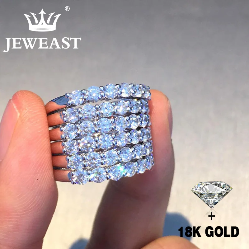 

Natural Diamond 18K Gold Pure Gold Ring Beautiful Gemstone Ring Good Upscale Trendy Classic Party Fine Jewelry Hot Sell New 2023