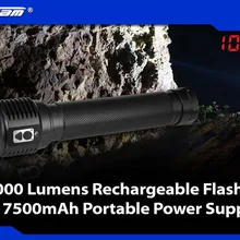 Фонарик SSR50 Cree XM-L U3 светодиодный 1000 люмен фонарик ежедневно люстра EDC мотив Аккумуляторный блок