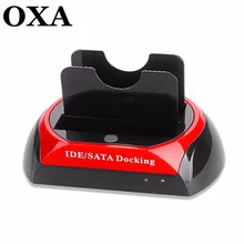2.5 » 3.5″ IDE SATA USB 2.0 Dock HUB Dual HDD Hard Drive Disk Docking Station Base Support Hard Disk DRIVE EU US UK AU Plug