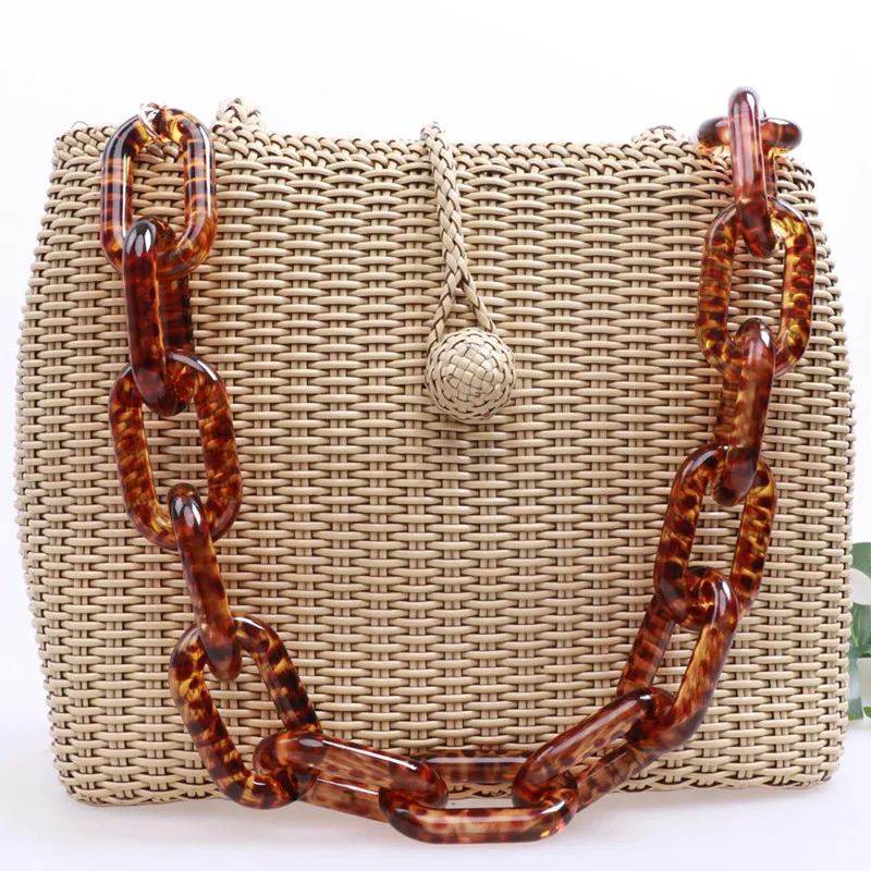 

2017 Resin Bag Handle Chains DIY Handbag Accessories For Purse Shoulder Strap Surperme Fecho Para Bolsa Plastic Strap For Bags