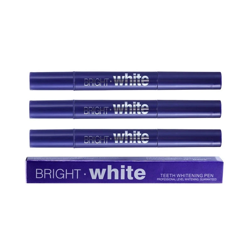 

3 Pcs Portable Bright White Tooth Bleaching Pens 2.5ml Gel Dental Teeth Whitening Whitener Bleach Remove Stains Pen TSLM2