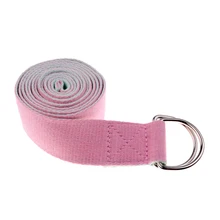 Фитнес-ремешок для занятий йогой на 183 см, регулируемое d-кольцо для талии, ног и спины, тренировка в тренажерном зале для женщин и мужчин разных цветов