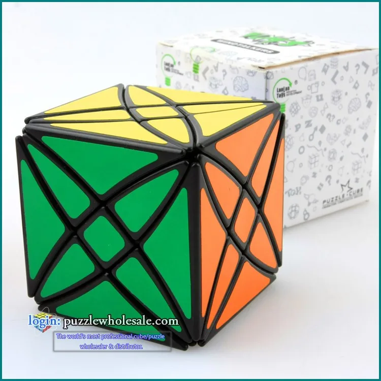 Лидер продаж! Lanlan Цветок Рекс магический куб скоростной Головоломка Куб 8 осевой шестигранник магический куб игрушки для детей