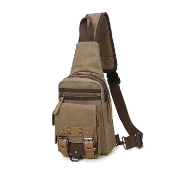 

2017 Men Top-handle Bag Casual Canvas Coin Purse Women Shoulder Bags American Style Bust Small Mini Bags Brown Grey Color