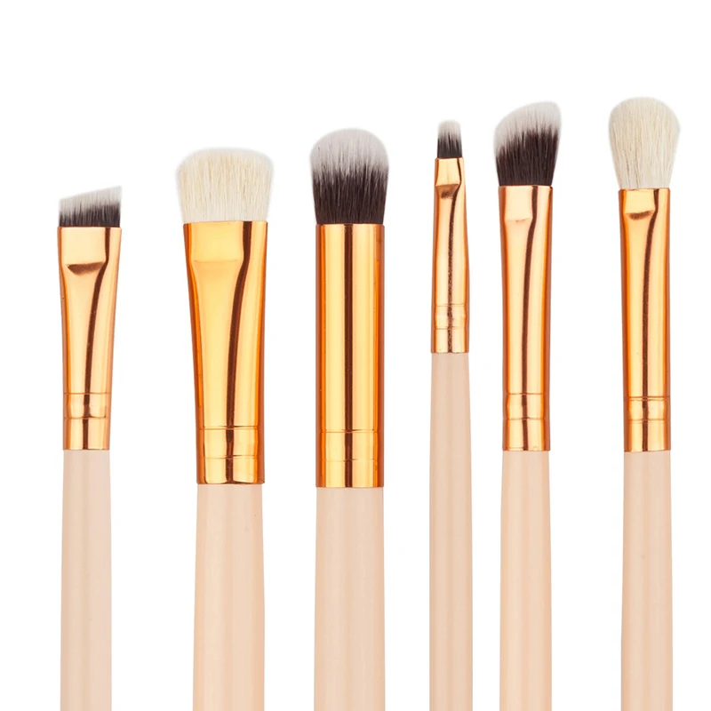 

12pcs/set Eye Makeup Brushes Blending Powder blush Professional Makeup Brush set Cosmetic Kabuki kit Nude Color