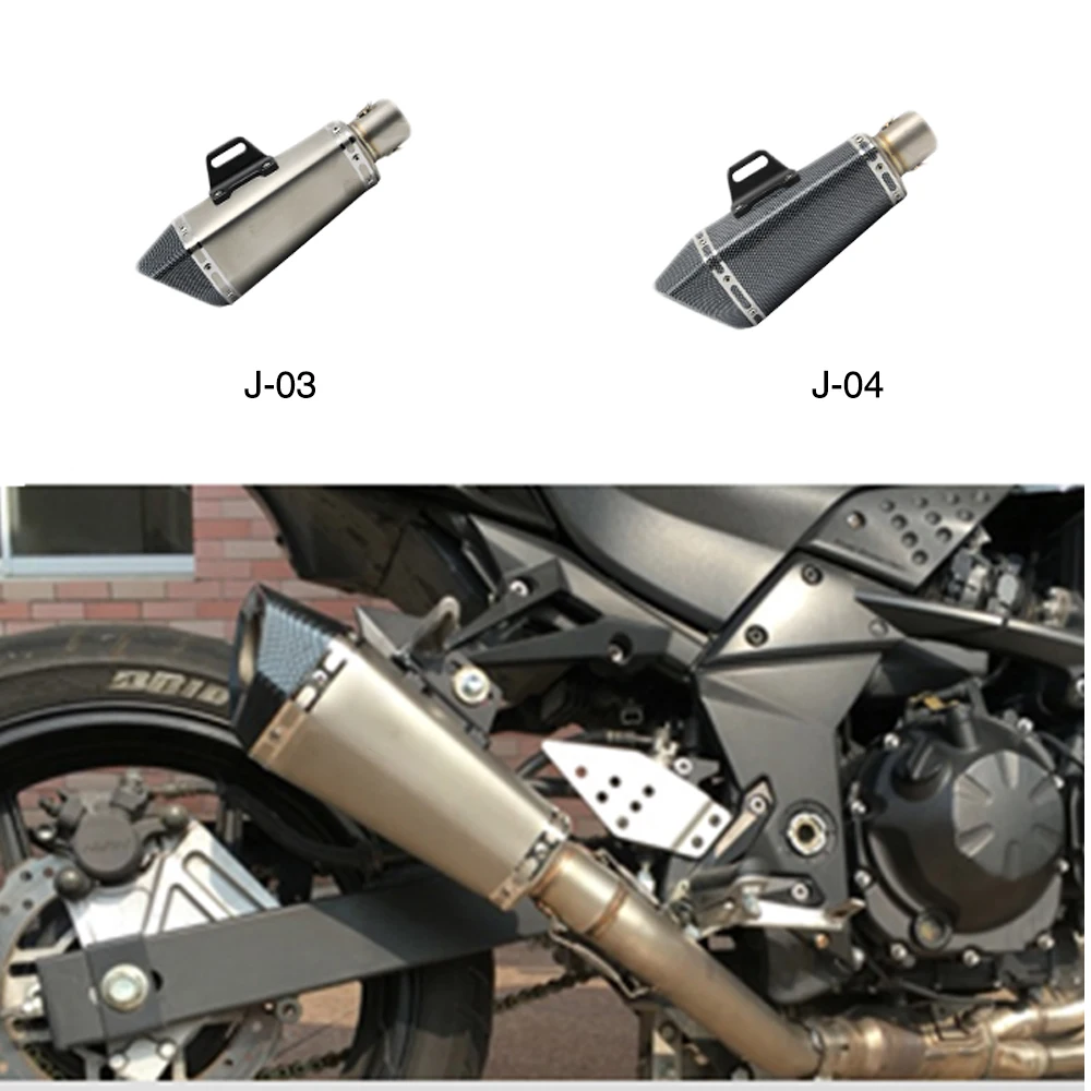 ZS carreras Universal 51mm de la motocicleta para KTM CB400 CRF230 FZ1 escapar Moto Akrapovic tubo de Escape silenciador Slip-on con DB asesino ZS carreras Universal 51mm de la motocicleta para KTM CB400 CRF230 FZ1 escapar Moto Akrapovic tubo de Escape silenciador Slip-on con DB asesino